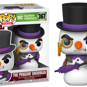 DC Super Heroes POP! Heroes Vinyl Figure Penguin Snowman Exclusive 9 cm